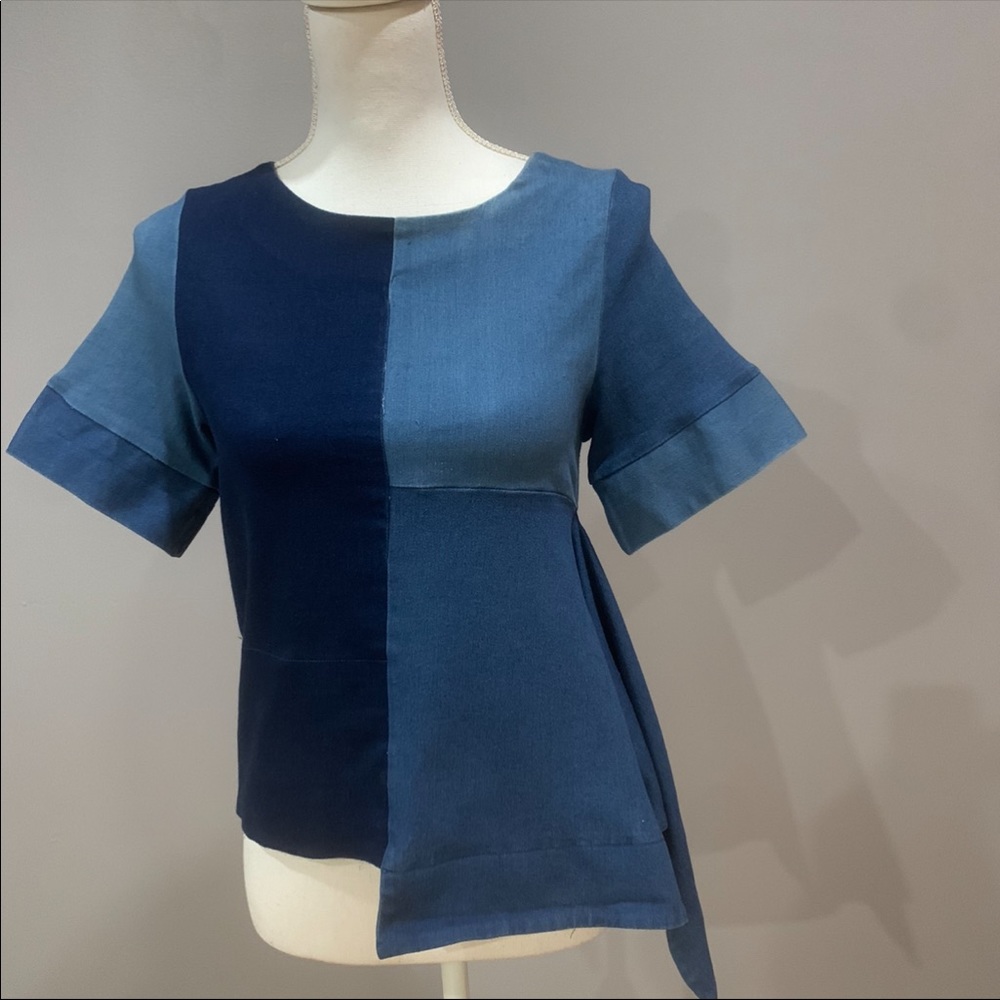 Gracia Blue Denim top